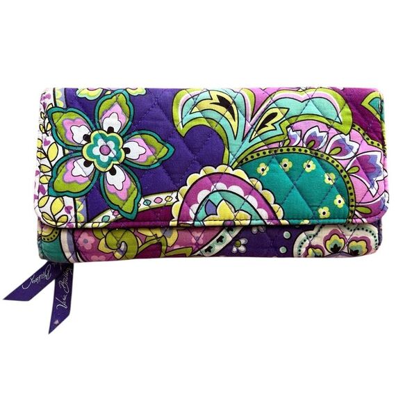 Vera Bradley Floral Wallet -  Heather - Picture 2 of 6